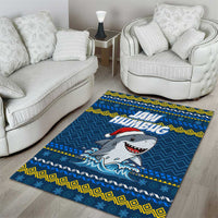 Christmas Jaw Humbug Area Rug Xmas Holiday Patterns - Wonder Print Shop