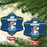 Christmas Jaw Humbug Ceramic Ornament Xmas Holiday Patterns - Wonder Print Shop