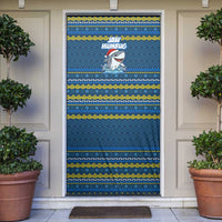 Christmas Jaw Humbug Door Cover Xmas Holiday Patterns - Wonder Print Shop