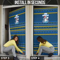 Christmas Jaw Humbug Door Cover Xmas Holiday Patterns - Wonder Print Shop
