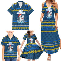 Christmas Jaw Humbug Family Matching Summer Maxi Dress and Hawaiian Shirt Xmas Holiday Patterns - Wonder Print Shop