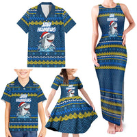 Christmas Jaw Humbug Family Matching Tank Maxi Dress and Hawaiian Shirt Xmas Holiday Patterns - Wonder Print Shop