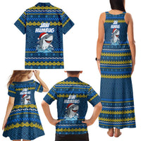 Christmas Jaw Humbug Family Matching Tank Maxi Dress and Hawaiian Shirt Xmas Holiday Patterns - Wonder Print Shop