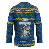 Christmas Jaw Humbug Hockey Jersey Xmas Holiday Patterns - Wonder Print Shop