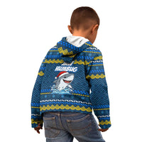 Christmas Jaw Humbug Kid Hoodie Xmas Holiday Patterns - Wonder Print Shop
