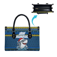 Christmas Jaw Humbug Leather Bag Xmas Holiday Patterns - Wonder Print Shop