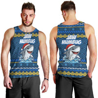 Christmas Jaw Humbug Men Tank Top Xmas Holiday Patterns - Wonder Print Shop