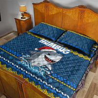 Christmas Jaw Humbug Quilt Bed Set Xmas Holiday Patterns - Wonder Print Shop