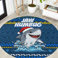 Christmas Jaw Humbug Round Carpet Xmas Holiday Patterns - Wonder Print Shop