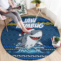 Christmas Jaw Humbug Round Carpet Xmas Holiday Patterns - Wonder Print Shop