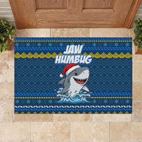 Christmas Jaw Humbug Rubber Doormat Xmas Holiday Patterns - Wonder Print Shop