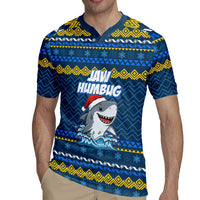 Christmas Jaw Humbug Rugby Jersey Xmas Holiday Patterns - Wonder Print Shop