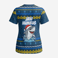 Christmas Jaw Humbug Scrub Top Xmas Holiday Patterns - Wonder Print Shop
