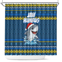Christmas Jaw Humbug Shower Curtain Xmas Holiday Patterns - Wonder Print Shop