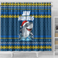 Christmas Jaw Humbug Shower Curtain Xmas Holiday Patterns - Wonder Print Shop