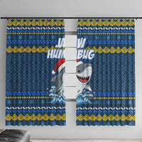 Christmas Jaw Humbug Window Curtain Xmas Holiday Patterns - Wonder Print Shop