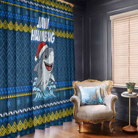 Christmas Jaw Humbug Window Curtain Xmas Holiday Patterns - Wonder Print Shop