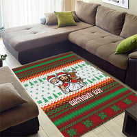 Christmas Jesus Birthday Boy Area Rug Xmas Holiday Patterns - Wonder Print Shop