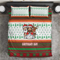 Christmas Jesus Birthday Boy Bedding Set Xmas Holiday Patterns - Wonder Print Shop