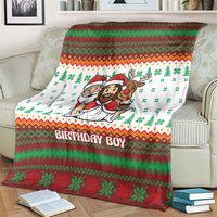 Christmas Jesus Birthday Boy Blanket Xmas Holiday Patterns - Wonder Print Shop