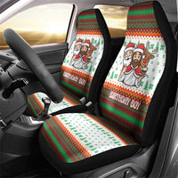 Christmas Jesus Birthday Boy Car Seat Cover Xmas Holiday Patterns - Wonder Print Shop
