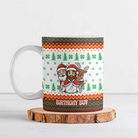 Christmas Jesus Birthday Boy Ceramic Mug Xmas Holiday Patterns - Wonder Print Shop