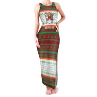 Christmas Jesus Birthday Boy Family Matching Tank Maxi Dress and Hawaiian Shirt Xmas Holiday Patterns - Wonder Print Shop