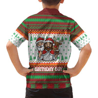 Christmas Jesus Birthday Boy Kid Hawaiian Shirt Xmas Holiday Patterns - Wonder Print Shop
