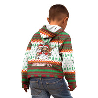 Christmas Jesus Birthday Boy Kid Hoodie Xmas Holiday Patterns - Wonder Print Shop