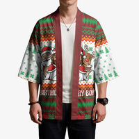 Christmas Jesus Birthday Boy Kimono Xmas Holiday Patterns - Wonder Print Shop