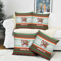 Christmas Jesus Birthday Boy Pillow Cover Xmas Holiday Patterns - Wonder Print Shop