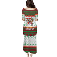 Christmas Jesus Birthday Boy Puletasi Xmas Holiday Patterns - Wonder Print Shop