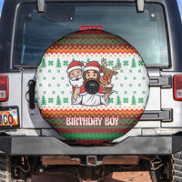 Christmas Jesus Birthday Boy Spare Tire Cover Xmas Holiday Patterns - Wonder Print Shop