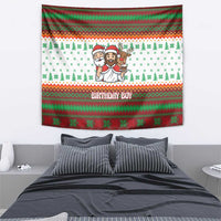 Christmas Jesus Birthday Boy Tapestry Xmas Holiday Patterns - Wonder Print Shop