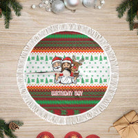 Christmas Jesus Birthday Boy Tree Skirt Xmas Holiday Patterns - Wonder Print Shop