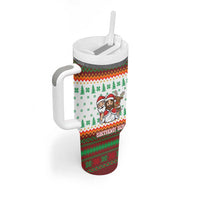 Christmas Jesus Birthday Boy Tumbler With Handle Xmas Holiday Patterns - Wonder Print Shop
