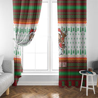 Christmas Jesus Birthday Boy Window Curtain Xmas Holiday Patterns - Wonder Print Shop