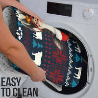 Lovely Cow Christmas Bathroom Set Xmas Holiday Patterns - Wonder Print Shop