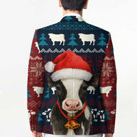 Lovely Cow Christmas Blazer Xmas Holiday Patterns - Wonder Print Shop