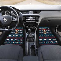 Lovely Cow Christmas Car Mats Xmas Holiday Patterns - Wonder Print Shop