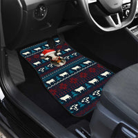 Lovely Cow Christmas Car Mats Xmas Holiday Patterns - Wonder Print Shop