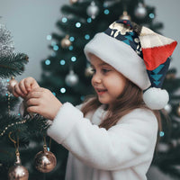 Lovely Cow Christmas Santa Hat Xmas Holiday Patterns - Wonder Print Shop