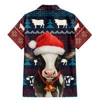Lovely Cow Christmas Family Matching Mermaid Dress and Hawaiian Shirt Xmas Holiday Patterns - Wonder Print Shop