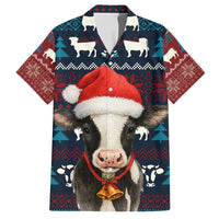 Lovely Cow Christmas Family Matching Summer Maxi Dress and Hawaiian Shirt Xmas Holiday Patterns - Wonder Print Shop