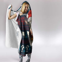 Lovely Cow Christmas Hooded Blanket Xmas Holiday Patterns - Wonder Print Shop