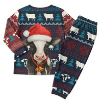 Lovely Cow Christmas Pajama Set Xmas Holiday Patterns - Wonder Print Shop