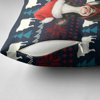 Lovely Cow Christmas Pillow Cover Xmas Holiday Patterns - Wonder Print Shop