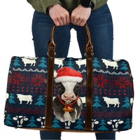 Lovely Cow Christmas Travel Bag Xmas Holiday Patterns - Wonder Print Shop