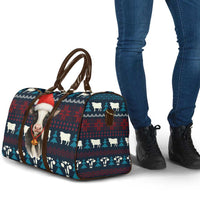 Lovely Cow Christmas Travel Bag Xmas Holiday Patterns - Wonder Print Shop