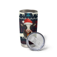 Lovely Cow Christmas Tumbler Cup Xmas Holiday Patterns - Wonder Print Shop